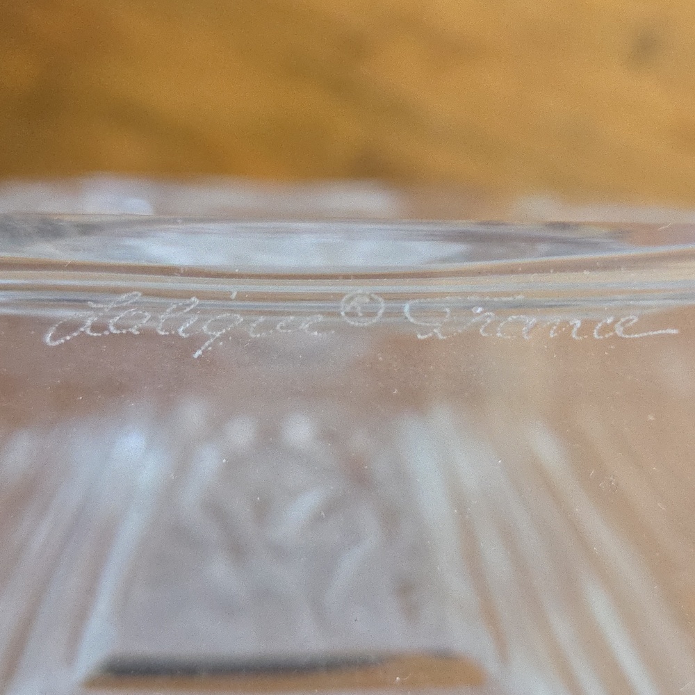 Lalique France Duncan No. 3 Crystal Perfume Bottle - Picture 7 of 9
